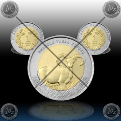 TURČIJA 1 Lira 2015 "DIVJA OVCA" UNC